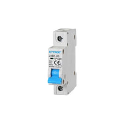 Ettroit - Interruttore magnetotermico automatico 1P 20A 220V 1 Moduli din JXB1-63-1P-20A