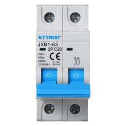 Ettroit - Interruttore Magnetotermico Automatico 20A 2P 220V Salvavita Stotz