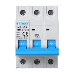 Ettroit - Interruttore Magnetotermico Automatico 3P 16A 220V 380V Salvavita Stotz