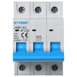Ettroit - Interruttore Magnetotermico Automatico 3P 25A 220V 380V Salvavita Stotz