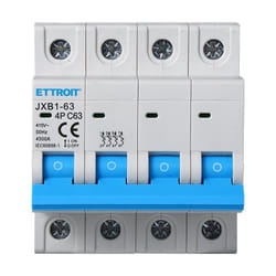 Ettroit - Interruttore Magnetotermico Automatico 4P 63A 220V 380V Salvavita Stotz