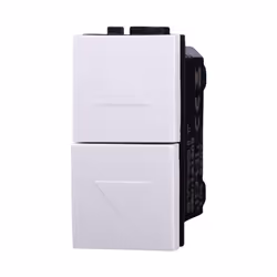 ETTROIT LB1204 Interruttore Doppio Interbloccato Saliscendi 10A Bianco Compatibile Con Bticino Living Light Interruttore Inte ...