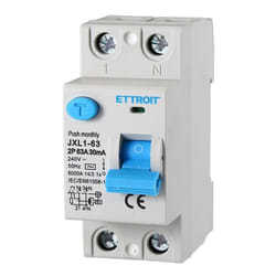 Ettroit - Interruttore Differenziale Puro 2P 63A 6kA 30mA 220V Salvavita