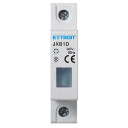 Indicatore Luminoso Modulare 230V Bianco Occupa 1 Modulo din Lampada Spia Led Segnalazione