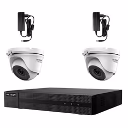 KIT VIDEOSORVEGLIANZA HIKVISION 2 TELECAMERE 5 MPX DVR 4 CANALI 5 MPX 1 Il kit di videosorveglianza comprende: 1x HWD-7104MH- ...