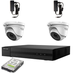 Kit videosorveglianza Hikvision 2 telecamere 5 mpx dvr 4 canali hd 1TB