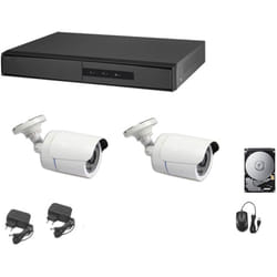 Kit videosorveglianza ahd cloud dvr 4 canali 2 telecamere 5 mpx hd 500 gb