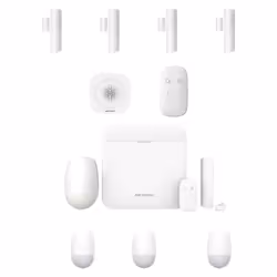 HIKVISION DS-PWA64-KIT-WE AX PRO KIT ALLARME ANTIFURTO PORTA RILEVATORE WIFI X PRO DS-PWA64-L-WE supporta i metodi di comunic ...