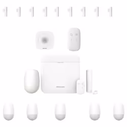 HIKVISION DS-PWA64-KIT-WE AX PRO KIT ALLARME ANTIFURTO PORTA RILEVATORE WIFI 2 X PRO DS-PWA64-L-WE supporta i metodi di comun ...