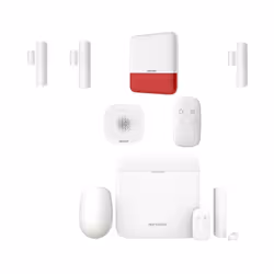 HIKVISION DS-PWA64-KIT-WE AX PRO KIT ALLARME ANTIFURTO SIRENE RILEVATORE X PRO DS-PWA64-L-WE supporta i metodi di comunicazio ...