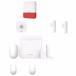 HIKVISION DS-PWA64-KIT-WE AX PRO KIT ALLARME ANTIFURTO SIRENE RILEVATORE 5 X PRO DS-PWA64-L-WE supporta i metodi di comunicaz ...