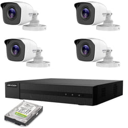 Kit videosorveglianza Hikvision ip poe 2MP nvr 4CH 4 telecamere 2TB colorvu