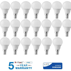 Pro Lampadina led Chip Samsung E14 4,5W 20 Pezzi Bianco Freddo - V-tac