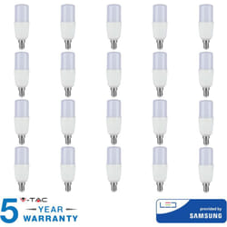 Pro Lampadina led Chip Samsung E14 7,5W Bianco Freddo 20 Pezzi - V-tac