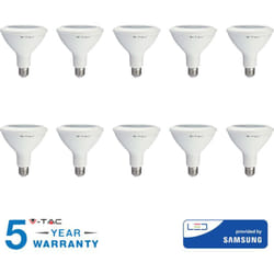 Pro Lampadina led Chip Samsung E27 12,8W Bianco Caldo 10 Pezzi - V-tac