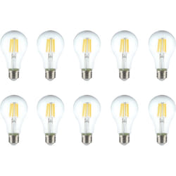 Lampadina led E27 10W A67 Filamento Bianco Naturale 10 Pezzi - V-tac