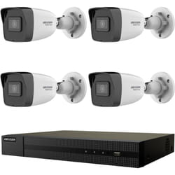 Kit videosorveglianza Hikvision 4X telecamere 2MPX nvr hiwatch 4 canali 4 mpx