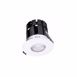 Un Faretto Led COB Da Incasso A Soffitto Antincendio Rotondo Con Cornice Bianco Lente Antiriflesso 10W 220V 850 Lumens CRI>80 ...