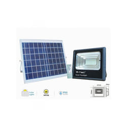 V-tac - Faro Led Flood Light Con Pannello Solare 40W Freddo 6000K IP65 Telecomando Incluso SKU-94008