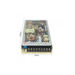 Mean Well - Alimentatore mw cv 200W 16,7A RSP-200-12 Trasformatore Da ac 220V a dc 12V Per Luci Led Senza Ventola
