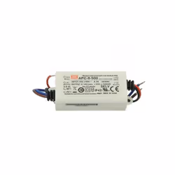 Un Alimentatore Trasformatore Corrente Costante Led Driver CC 500mA 8V-16V DC 8W IP42 Marca "MW MEAN WELL" Modello APC-8-500 ...
