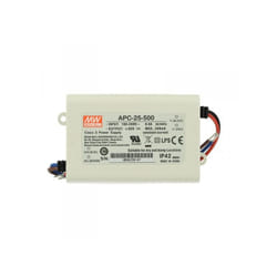 Led Driver cc mw Mean Well APC-25-500 Trasformatore 500mA 15V-50V dc 25W Corrente Costante IP42
