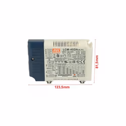 Un Alimentatore Led Driver CC Professionale Marca MW MEAN WELL Modello LCM-40DA Dimmerabile 2 in 1 Con DALI e ) Corrente Cost ...