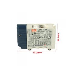 Led Driver CC MW MEAN WELL LCM-40DA2 Dimmerabile DALI Corrente Costante Modulare 350/500/600/700/900/1050mA