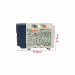 Un Alimentatore Led Driver CC Professionale Marca MW MEAN WELL Modello LCM-60DA Dimmerabile 2 in 1 solo con DALI Corrente Cos ...
