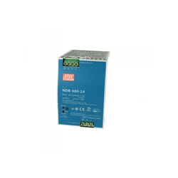 Mean Well - mw NDR-480-24 Trasformatore Rotaia Industriale 24V 480W 20A Barra Guida din Rail Power Supply Input 220V 110V
