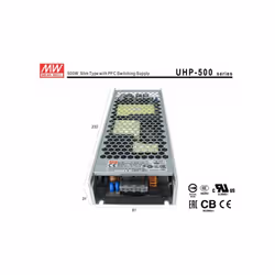 Un Alimentatore Trasformatore Professionale CV Voltaggio Costante 12V 41,7A 500W Dimensione 232X81X31mm (LXWXH) Marca "MW MEA ...