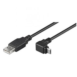 Nilox USB A - Micro-USB B, 1.8m cavo USB USB 2.0 1,8 m Nero