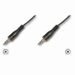 Nilox MGLP9354, 3.5mm, Maschio, 3.5mm, Maschio, 1,5 m, Nero