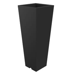 Vaso 37,5x102 cm in Resina Arkema Quadro 102 Antracite