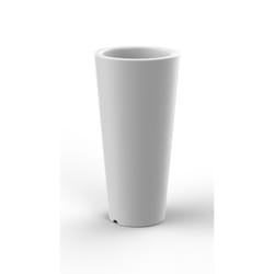 Vaso Ø37,5x102 cm in Resina Arkema Tondo 102 Bianco
