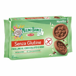 Mulino Bianco Frollini Cioccolato e Riso Senza Glutine 250g