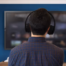 Techmade TM-YH690 cuffia e auricolare Cuffie Wireless A Padiglione Musica/Giornaliera Nero - Vista aggiuntiva 6