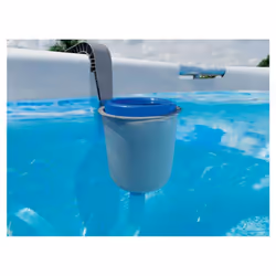 Materiale plastico durevole e anticorrosione - Si attacca alla pompa del filtro e si monta sulla parete della piscina - Compa ...