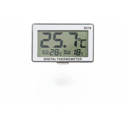 BS - Termometro per acquario impermeabile schermo lcd interno DC16