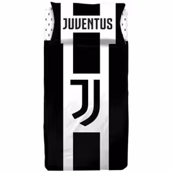 La J della nostra Juve per chi ha la passione bianconera dentro il cuore. Completo letto interamente in cotone per letto sing ...