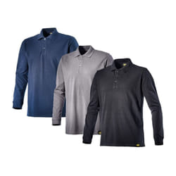 Polo da lavoro a maniche lunghe Diadora Utility ATLANTIS II - XXL - Grigio