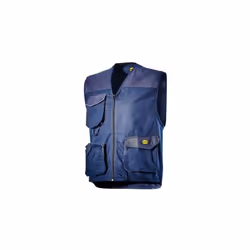 Gilet Multitasche Diadora Mover Blu Classico - 702.160302 Colore:Blu Classico Composizione:65% Poliestere - 35% Cotone twill ...