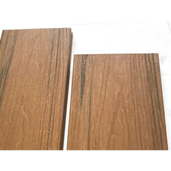 Kit doghe da esterno in wpc teak con clip fissaggio 0,96x0,138 Cm