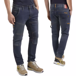 Jeans Diadora Utility Pant Stone Plus, Denim workwear stone washed, elasticizzato. Jeans Diadora Utility Pant Stone Plus Deni ...