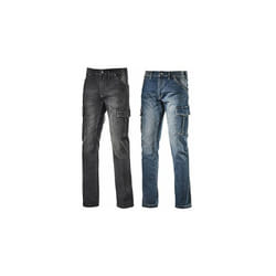 Jeans da lavoro Diadora Utility Cargo Denim - 36 - xl - Nero