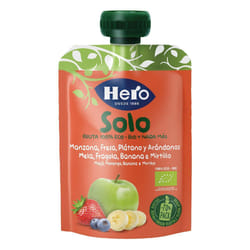 Hero Solo Mela Fragola Banana e Mirtillo 100 g Alimento liquido