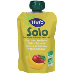 Hero Solo Frutta Frullata Mela e Banana Biologiche 100 g Sciroppo