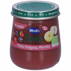 Omogeneizzato Mela, Fragola, Mirtillo biologici