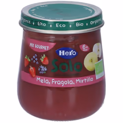Hero Solo Omogeneizzato Mela, Fragola, Mirtillo biologici 120 g Pappa - Vista aggiuntiva 4