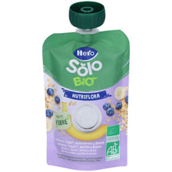 Hero Baby Solo Pouch Nutriflora Yogurt Banana Avena Mirtilli 100 g Bevanda